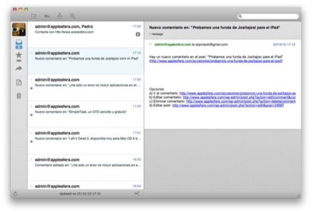 Sparrow, un cliente de correo diferente
