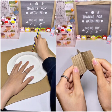 No lo sabía, pero con un trozo de cartón reutilizado podemos hacer este organizador casero perfecto para el hogar