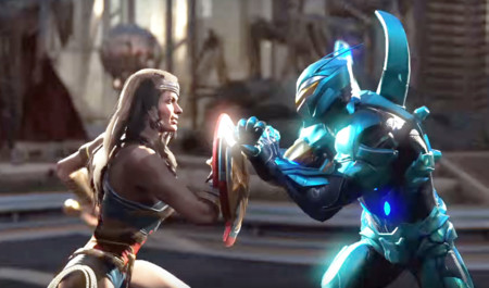 Wonder Woman y Blue Beetle frente a frente en el nuevo tráiler de Injustice 2