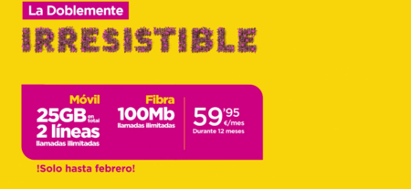 Nueva tarifa convergente de Jazztel: dos líneas móviles con 25GB y hasta 600Mb de fibra