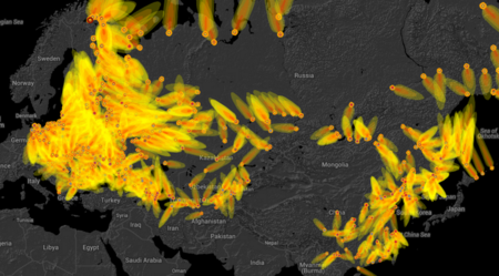 Este mapa muestra qué hubiera pasado si se hubiese desatado la guerra nuclear. Y asusta
