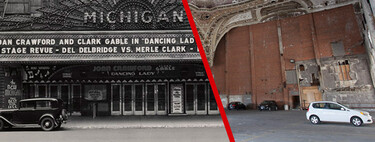 ¿Qué tienen en común Eminem y Henry Ford? Este distópico aparcamiento dentro de un teatro en ruinas, que hace 100 años fue un monumental cine