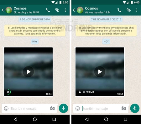 Whatsappストリーミング