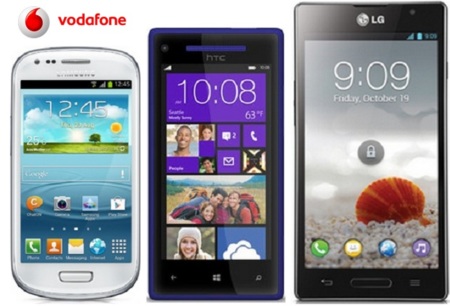 Precios Galaxy SIII Mini, HTC 8X y LG Optimus L9 con Vodafone mientras continúan las subvenciones en noviembre