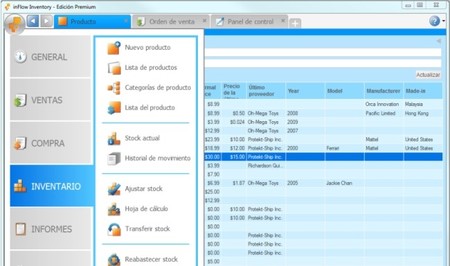 inFlow, software para la administración y gestión de inventarios para Pymes