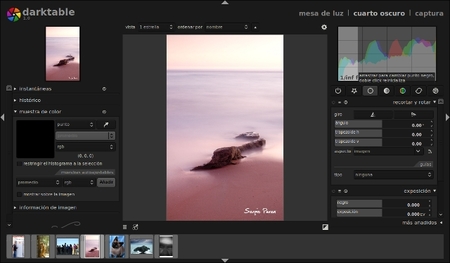 Darktable. Liberada la versión 1.0