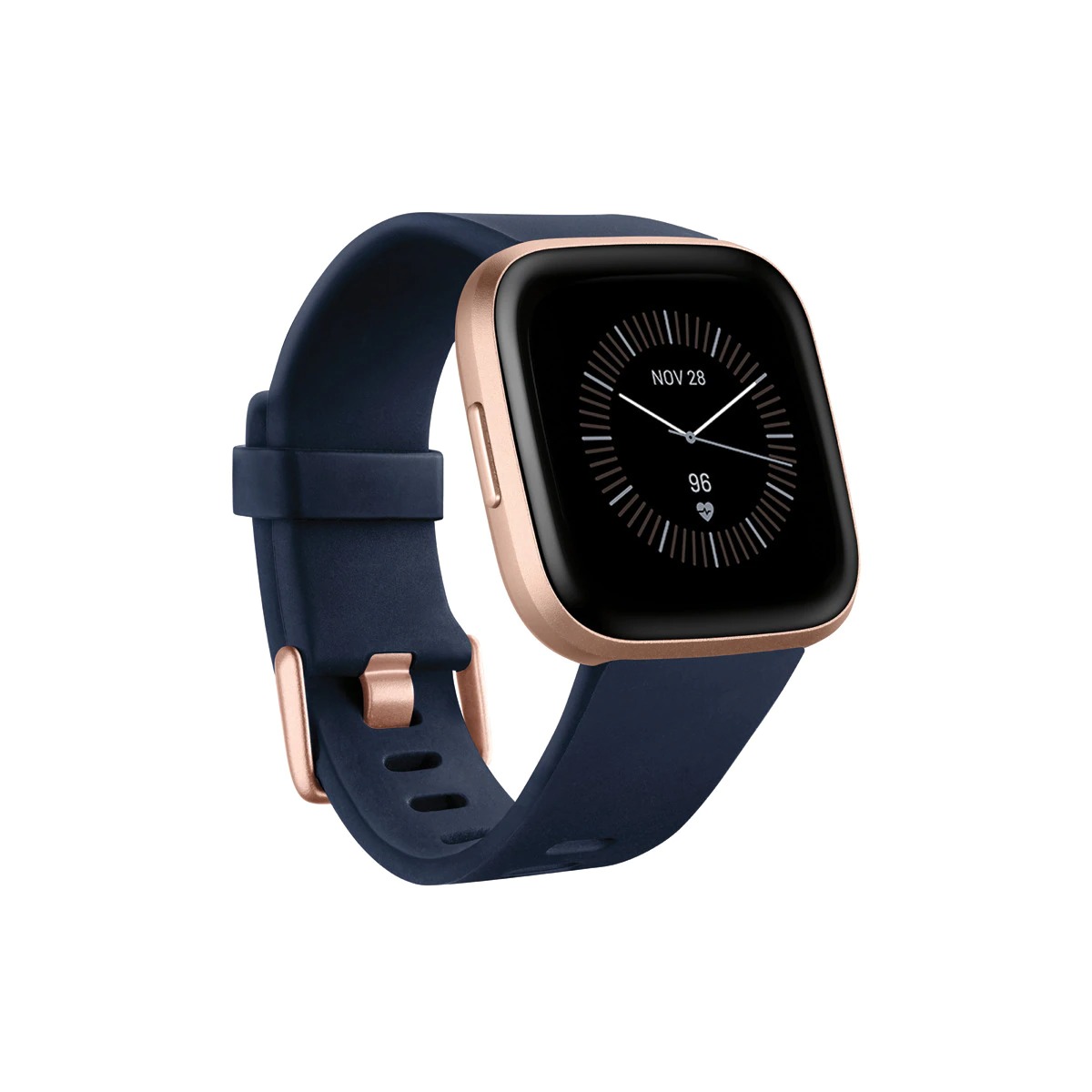 Fitbit Versa 2 SE NFC Azul y Rosa/Aluminio Rosa Cobre Smartwatch. Incluye correa adicional gratis