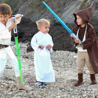 Once disfraces DIY para niños de Star Wars