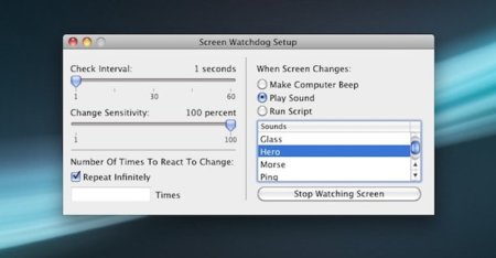 Watchdog, la aplicación que vigila los cambios en una región de la pantalla de tu Mac OS X