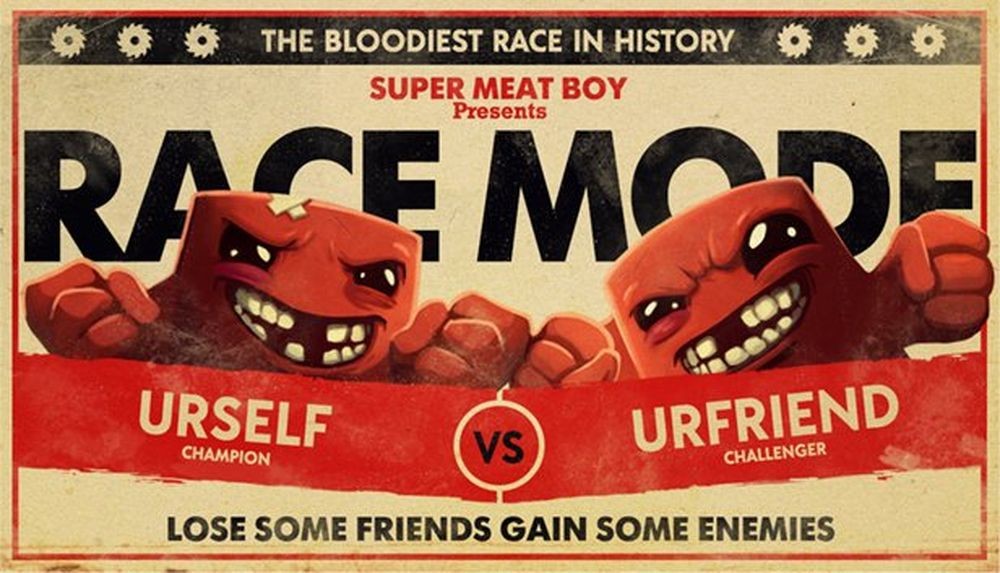 El modo rompe-amistades para dos jugadores de Super Meat Boy ya está disponible en Steam. Pero no es gratis 