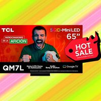Pantalla para ver el Mundial, con mucho brillo y modo gamer. Tiene casi 50% de descuento por Hot Sale 2026 