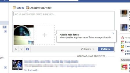Por fin se pueden publicar fotos en Facebook por medio de arrastrar y soltar