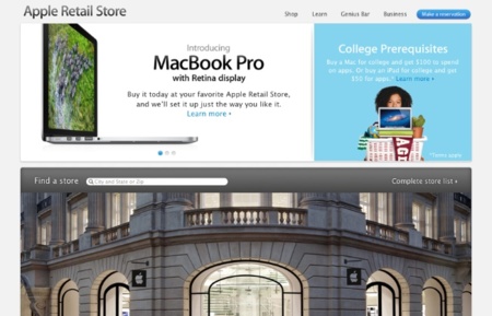 La web de las Apple Store recibe un nuevo diseño