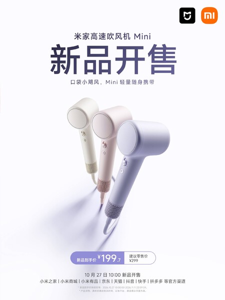 Xiaomi Mijia High-Speed Hair Dryer Mini