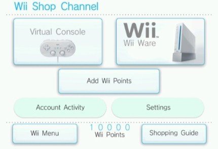 Consola Virtual de la Wii: capturas