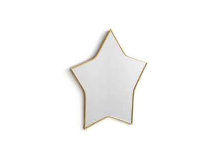 Espejo de estrella de latón