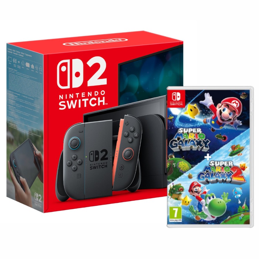 Nintendo Switch 2 + Super Mario Galaxy 1+2