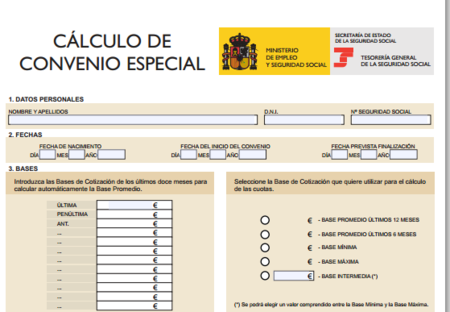 Conoce en que consiste el convenio especial de la Seguridad Social
