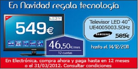 Hipercor pone de promoción sus productos de tecnología con la llegada de la navidad