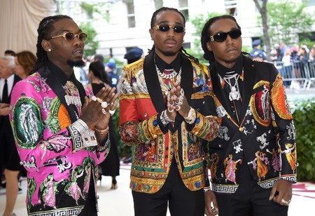 The Migos llevan el exceso de los prints a la alfombra roja de la MET Gala