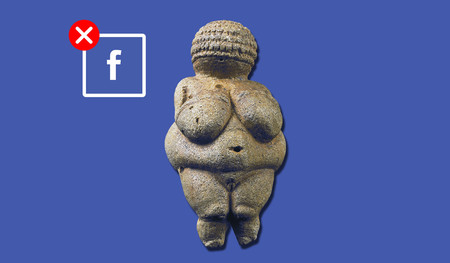 Facebook censura "por pornográfica" una escultura de 30.000 años de edad