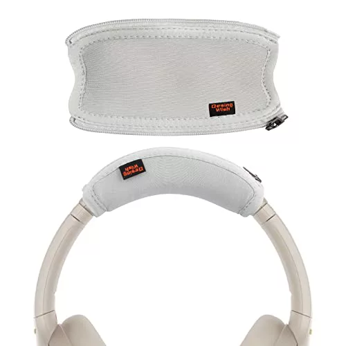 Desing Wish Funda de cojín de repuesto para diadema compatible con auriculares estéreo Sony WH-1000XM2/WH-1000XM3/WH-1000XM4 con cancelación de ruido, almohadilla protectora para la cabeza (gris)