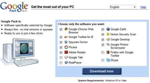 Google Pack con Chrome
