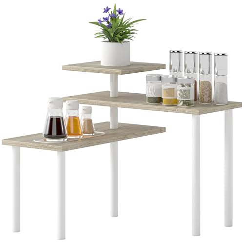 HOMCOM Estantería de Cocina 3 Niveles