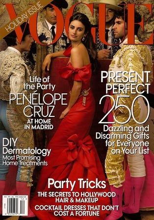 Penélope Cruz portada de la revista Vogue