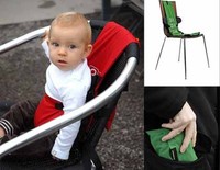 Arnés de bolsillo para sentar al bebé en cualquier silla 