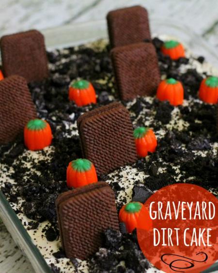 Este cementerio no da nada de miedo. ¿Lo prepararás como postre en Halloween?