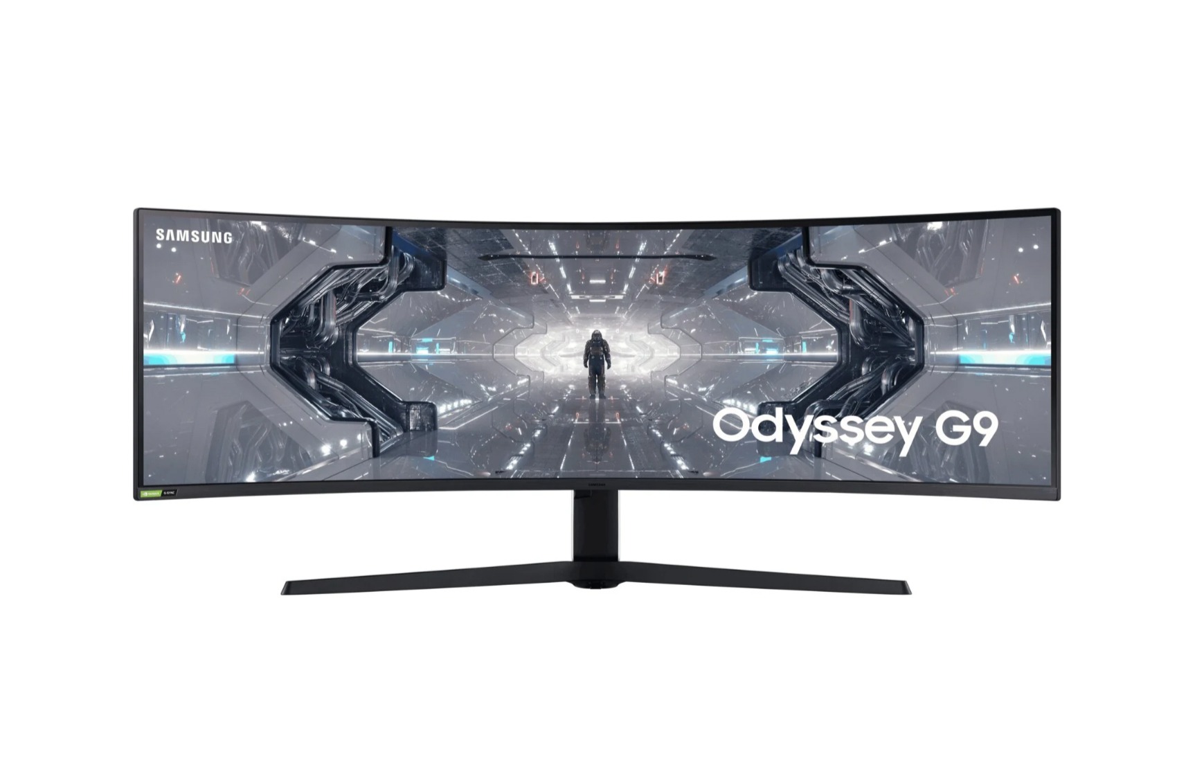 Monitor gaming - Samsung Odyssey G9 LC49G95TSSPXEN, 49", QHD, 1 ms, 240Hz, Curvo, Puerto de Pantalla 1.4, HDMI, USB, Negro