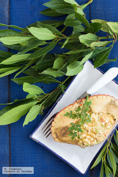 Receta de Buey de mar relleno