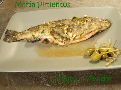Truchas con jamón. Receta tradicional