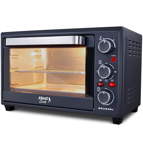 Grunkel Horno eléctrico multifunción de sobremesa de 28L 