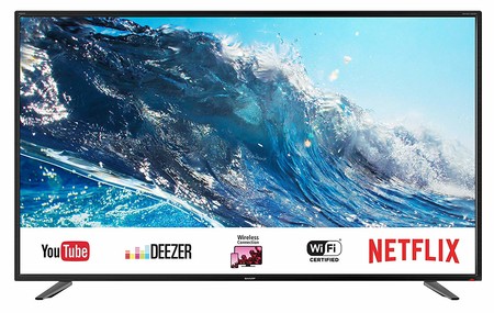 Smart TV de 43 pulgadas Sharp LC-43UI7252E, con resolución 4K, por 329 euros y envío gratis en Amazon