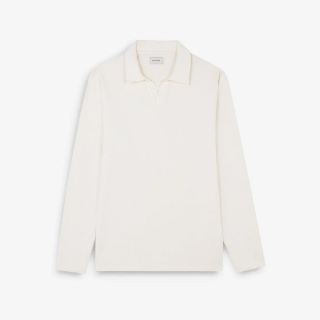 Polo de hombre de algodón de manga larga Scalpers