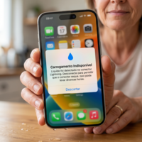 
Aviso de líquido detectado no iPhone? Saiba como secar o celular do jeito certo para evitar danos permanentes, descubra o risco de usar arroz ou papel toalha e veja como carregar o aparelho com segurança na emergência 