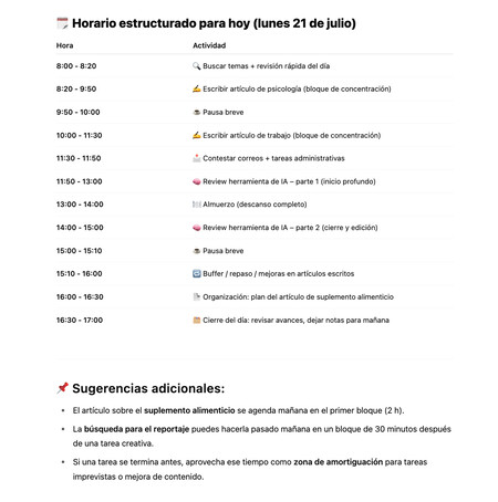 Time Blocking De Chatgpt 4