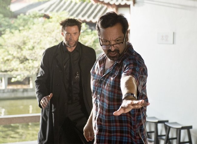 Hugh Jackman y James Mangold en el rodaje de Lobezno Inmortal