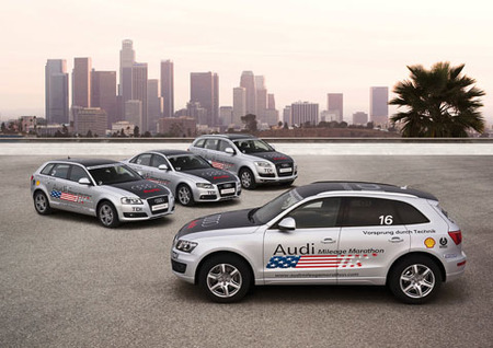 Una flota de Audi TDI atraviesa Estados Unidos de Este a Oeste