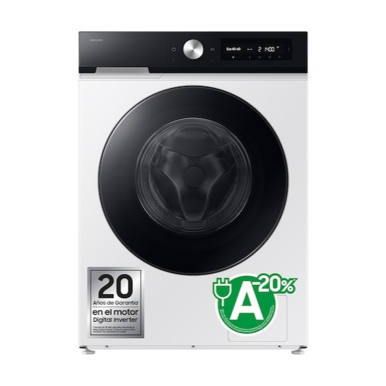 Samsung - Lavadora Samsung 11kg con Autodosificación Clase A Blanca WW11DB7B94GEU3.