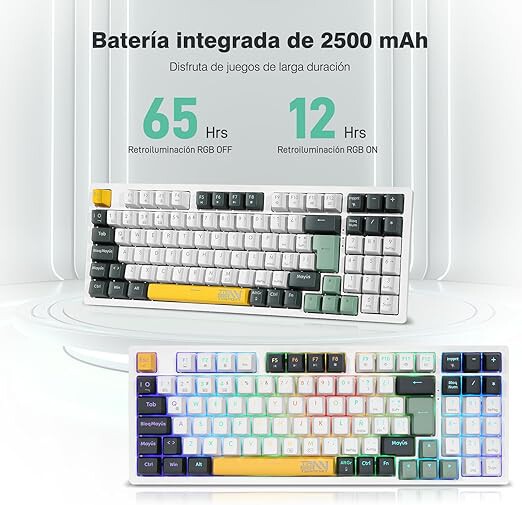 Teclado mecánico TERPORT TR95 con su mejor precio histórico en Amazon