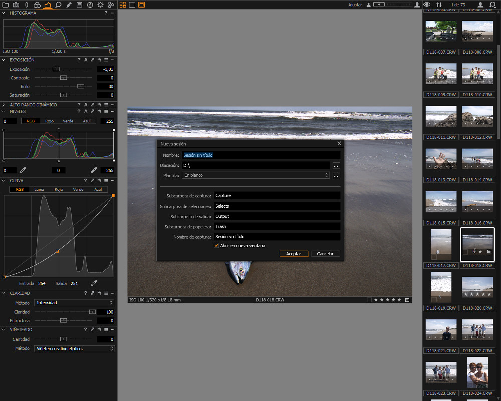 Primeros pasos con Capture One, un editor de fotografía profesional (IV)