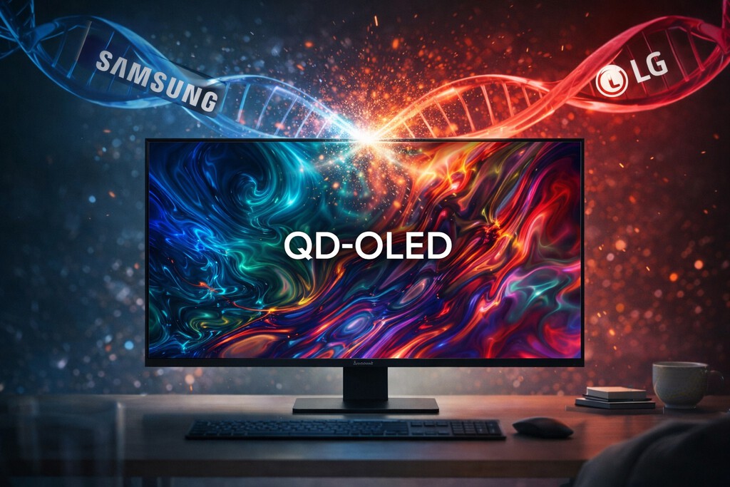 Un monitor QD-OLED con ADN de dos rivales: Samsung y LG cruzan caminos en la gama alta de escritorio 