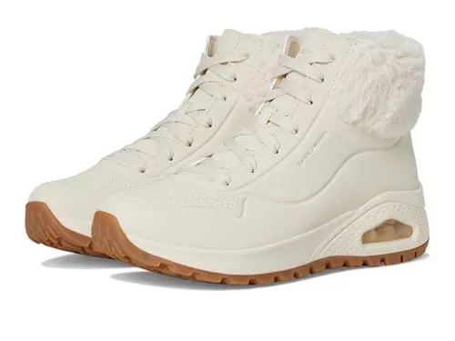 Skechers Uno Rugged Fall Air, Botas Mujer, Natural, 39 EU