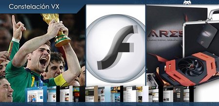 España campeona del mundo, Flash 3D y la tarjeta gráfica más potente del mercado. Constelación VX (XIII)