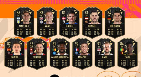 FIFA 22. TOTW: Equipo de la Semana 9, del 17 al 24 de noviembre de 2021