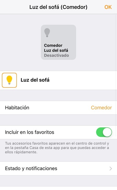 Homekit Agrupar Bombillas 2