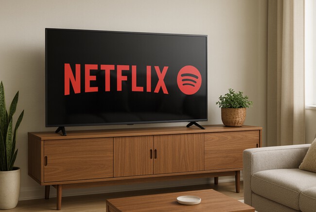 Netflix y Spotify
